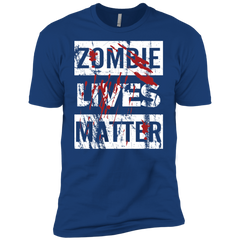 Zombie Lives Matter Tshirt Men's Sleeve Shirt - The White Eagles