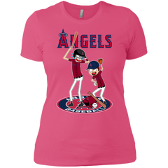 Los Angeles Angels Baseball Rick And Morty Ladies' Shirt - The White Eagles