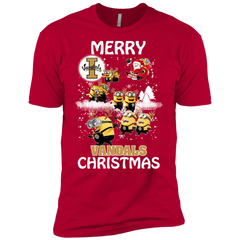 Idaho Vandals Ugly Christmas Sweaters Minions Santa Claus Merry Christmas Men's Sleeve Shirt - The White Eagles