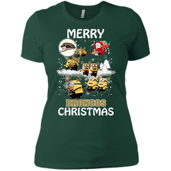 Western Michigan Broncos Ugly Christmas Sweaters Minions Santa Claus Merry Christmas Ladies' Shirt - The White Eagles
