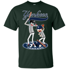 New York Yankees Baseball Rick And Morty Cotton T-Shirt - The White Eagles