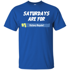 Fortnite Saturdays Are For Victory Royale Cotton T-Shirt - The White Eagles