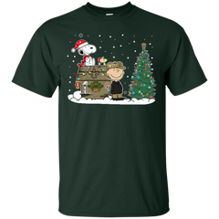New Orleans Saints Snoopy The Peanuts Ugly Christmas Sweater  Super Bowl Cotton T-Shirt - The White Eagles