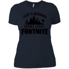 Fortnite Just A Woman Who Loves Fortnite Ladies' Shirt - The White Eagles