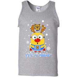 Minion North Carolina A&t Aggies Ugly Christmas Sweaters Let It Snow Tank Top - The White Eagles