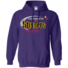 Dilly Dilly Pittsburgh Steelers A True Friend Of The Steelers Hoodie - The White Eagles