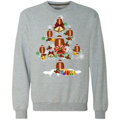Christmas Is Coming Football Santa Claus Ugly Christmas Sweater Sweatshirt - The White Eagles