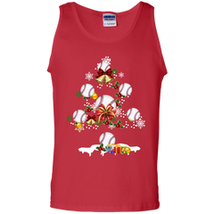 Christmas Is Coming Baseball Santa Claus Ugly Christmas Sweater Tank Top - The White Eagles