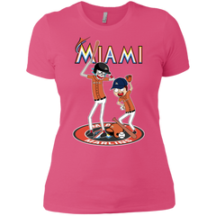 Miami Marlins Baseball Rick And Morty Ladies' Shirt - The White Eagles