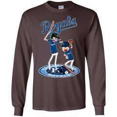 Kansas City Royals Baseball Rick And Morty LS Cotton T-Shirt - The White Eagles