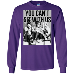 You Can't Sit With Us Hocus Horror Halloween Shirt LS Cotton T-Shirt - The White Eagles