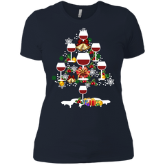 Christmas Is Coming Wine Santa Claus Ugly Christmas Sweater Ladies' Shirt - The White Eagles