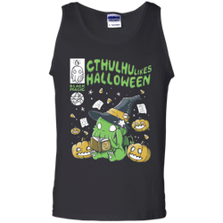 Cthulhu Likes Halloween Shirt Tank Top - The White Eagles