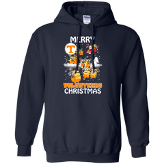 Tennessee Volunteers Ugly Christmas Sweaters Minions Santa Claus Merry Christmas Hoodie - The White Eagles