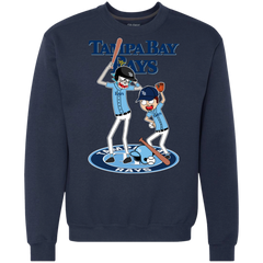 Tampa Bay Rays Baseball Rick And Morty Sweatshirt - The White Eagles