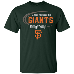 Dilly Dilly Ny Giants A True Friend Of The Giants Cotton T-Shirt - The White Eagles