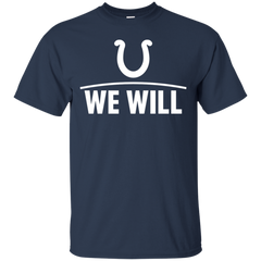 We Will Shirt For Indianapolis Colts Fans Cotton T-Shirt - The White Eagles
