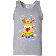 Minion Mcneese State Cowboys Ugly Christmas Sweaters Let It Snow Tank Top - The White Eagles