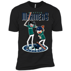 Seattle Mariners Baseball Rick And Morty Men's Sleeve Shirt - The White Eagles