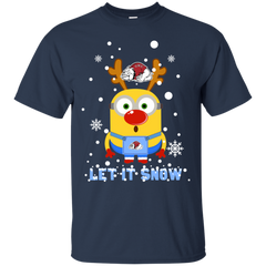 Minion Gardner-webb Runnin Bulldogs Ugly Christmas Sweaters Let It Snow Cotton T-Shirt - The White Eagles