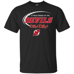 Dilly Dilly A True Friend Of The New Jersey Devils Cotton T-Shirt - The White Eagles