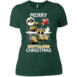 Colorado Buffaloes Ugly Christmas Sweaters Minions Santa Claus Merry Christmas Ladies' Shirt - The White Eagles