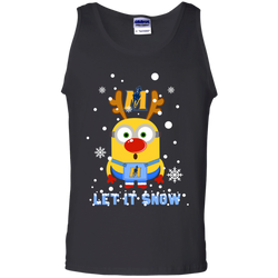 Minion Murray State Racers Ugly Christmas Sweaters Let It Snow Tank Top - The White Eagles
