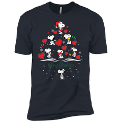 Snoopy Merry Christmas The Peanuts Movie Men's Sleeve Shirt - The White Eagles