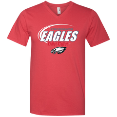 Nfl Dilly Dilly Philadelphia Eagles A True Friend Of The Eagles Men's V-Neck T-Shirt - The White Eagles