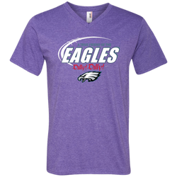 Nfl Dilly Dilly Philadelphia Eagles A True Friend Of The Eagles Men's V-Neck T-Shirt - The White Eagles