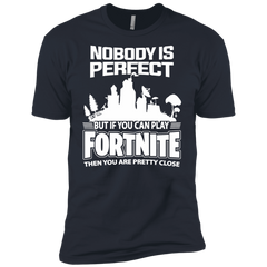 Fortnite Nobody Is Perfect But If You Can Play Fortnite Men's Sleeve Shirt - The White Eagles
