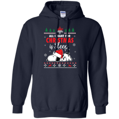 All I Want For Christmas Is Sleep Snoopy The Peanuts Movie Hoodie - The White Eagles