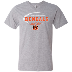 Dilly Dilly Cincinnati Bengals A True Friend Of The Bengals Men's V-Neck T-Shirt - The White Eagles