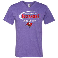 Dilly Dilly Tampa Bay Buccaneers A True Friend Of The Buccaneers Men's V-Neck T-Shirt - The White Eagles