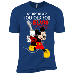 We Are Never Too Old For Elvis Presley Mickey Men's Sleeve Shirt - The White Eagles