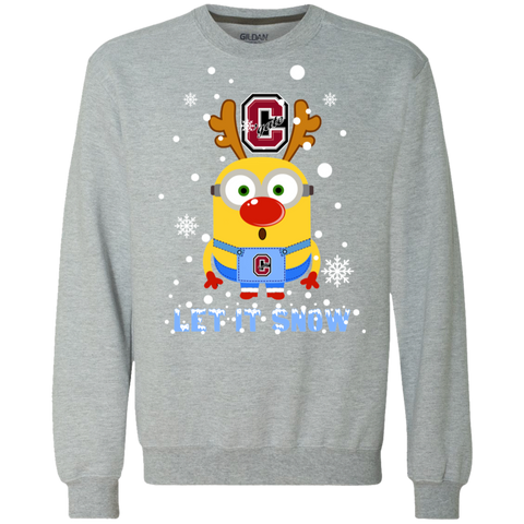 Minion Colgate Raiders Ugly Christmas Sweaters Let It Snow Sweatshirt - The White Eagles