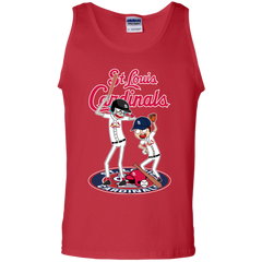 St Louis Cardinals Baseball Rick And Morty Tank Top - The White Eagles