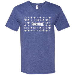 Fortnite Funny Men's V-Neck T-Shirt - The White Eagles