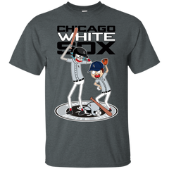 Chicago White Sox Baseball Rick And Morty Cotton T-Shirt - The White Eagles