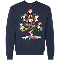 Christmas Is Coming Snoopy The Peanuts Movies Santa Claus Ugly Christmas Sweater Sweatshirt - The White Eagles