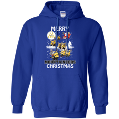 Appalachian State Mountaineers T Shirts Minions Santa Claus Merry Christmas Hoodie - The White Eagles