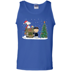 Chicago Bears Snoopy The Peanuts Ugly Christmas Sweater  Super Bowl Tank Top - The White Eagles