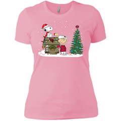 Arizona Cardinals Snoopy The Peanuts Movie Christmas Football Super Bowl Ladies' Shirt - The White Eagles