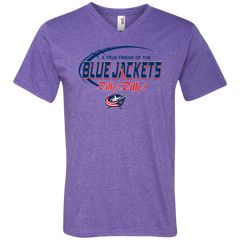Dilly Dilly A True Friend Of The Columbus Blue Jackets Men's V-Neck T-Shirt - The White Eagles
