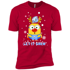 Minion Drake Bulldogs Ugly Christmas Sweaters Let It Snow Men's Sleeve Shirt - The White Eagles