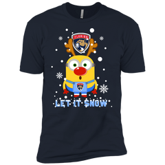 Minion Florida Panthers Ugly Christmas Sweaters Let It Snow Men's Sleeve Shirt - The White Eagles