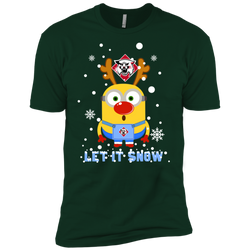 Minion Davidson Wildcats Ugly Christmas Sweaters Let It Snow Men's Sleeve Shirt - The White Eagles