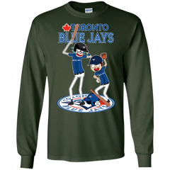 Toronto Blue Jays Baseball Rick And Morty LS Cotton T-Shirt - The White Eagles