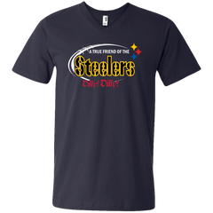 Dilly Dilly Pittsburgh Steelers A True Friend Of The Steelers Men's V-Neck T-Shirt - The White Eagles