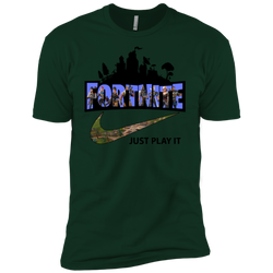 Fortnite Just Play It Nike Logo Men's Sleeve Shirt - The White Eagles